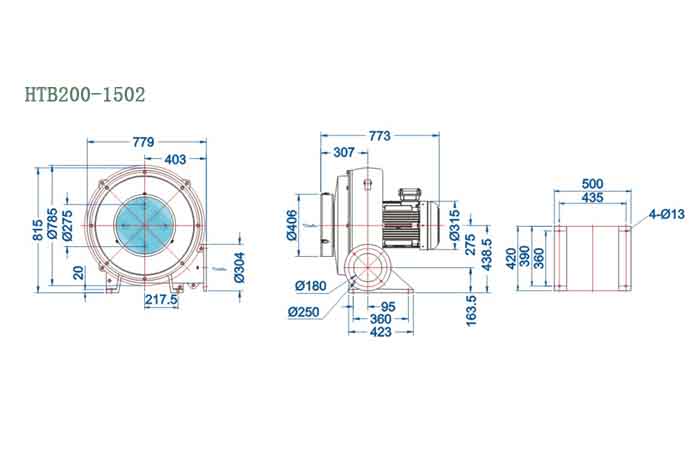 HTB200-1502,11kw透浦式風(fēng)機